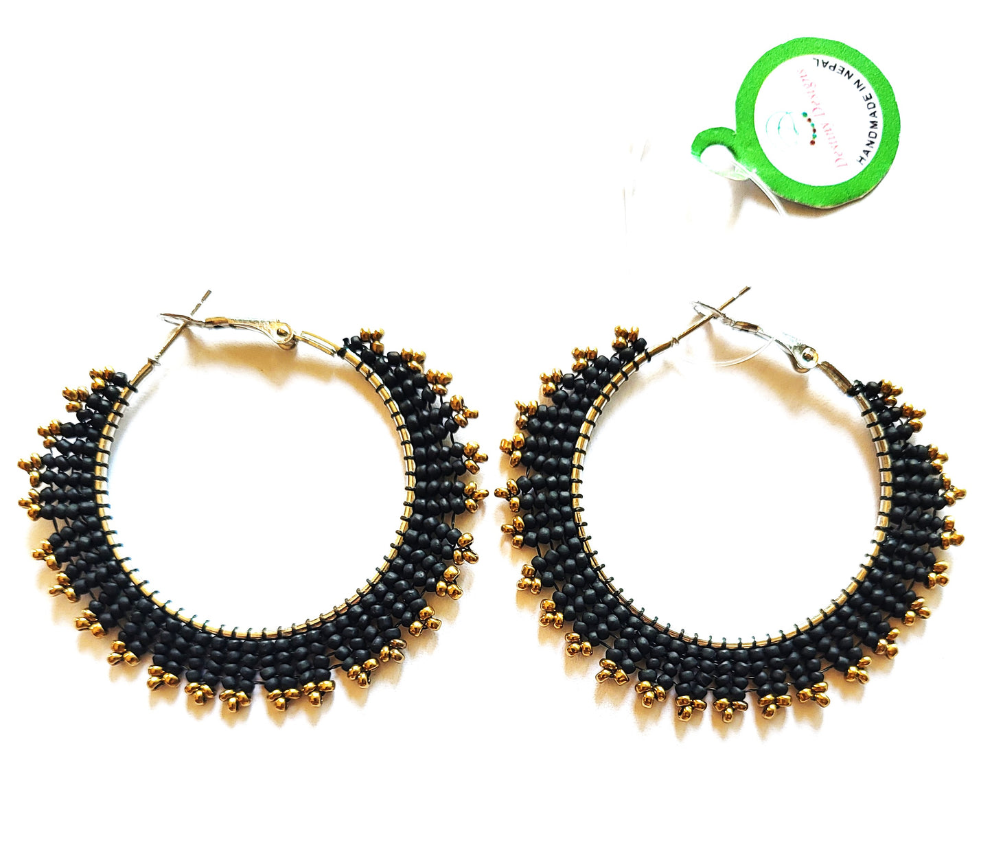 Wheel Hoop Earrings