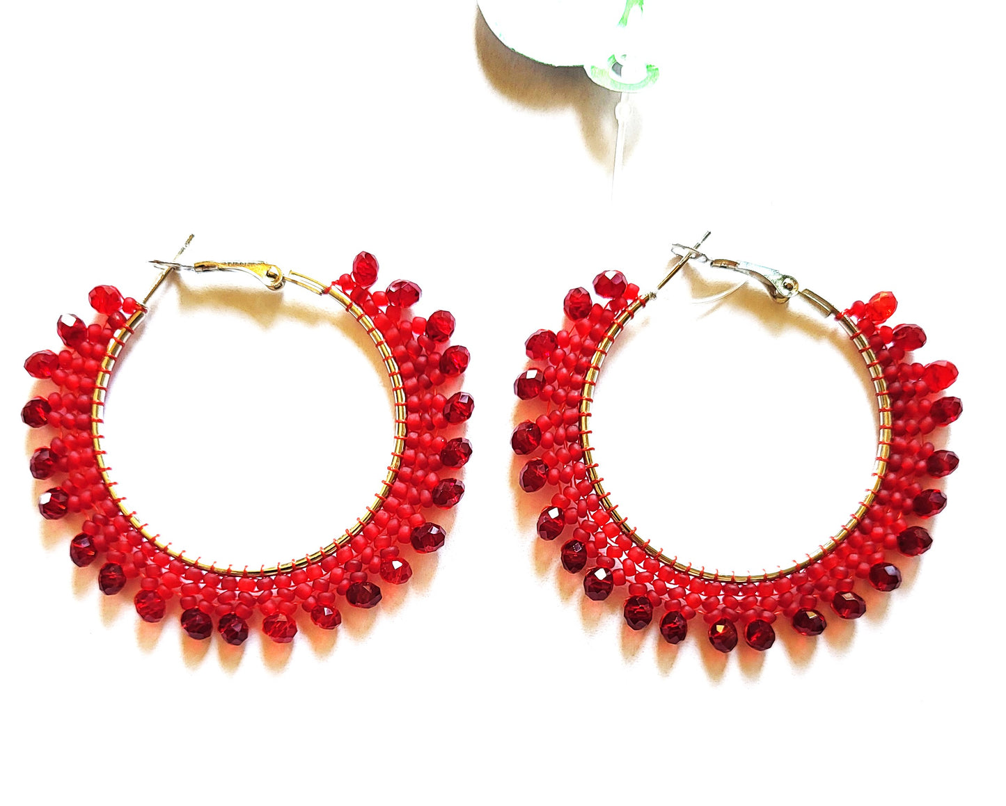 Wheel Hoop Earrings