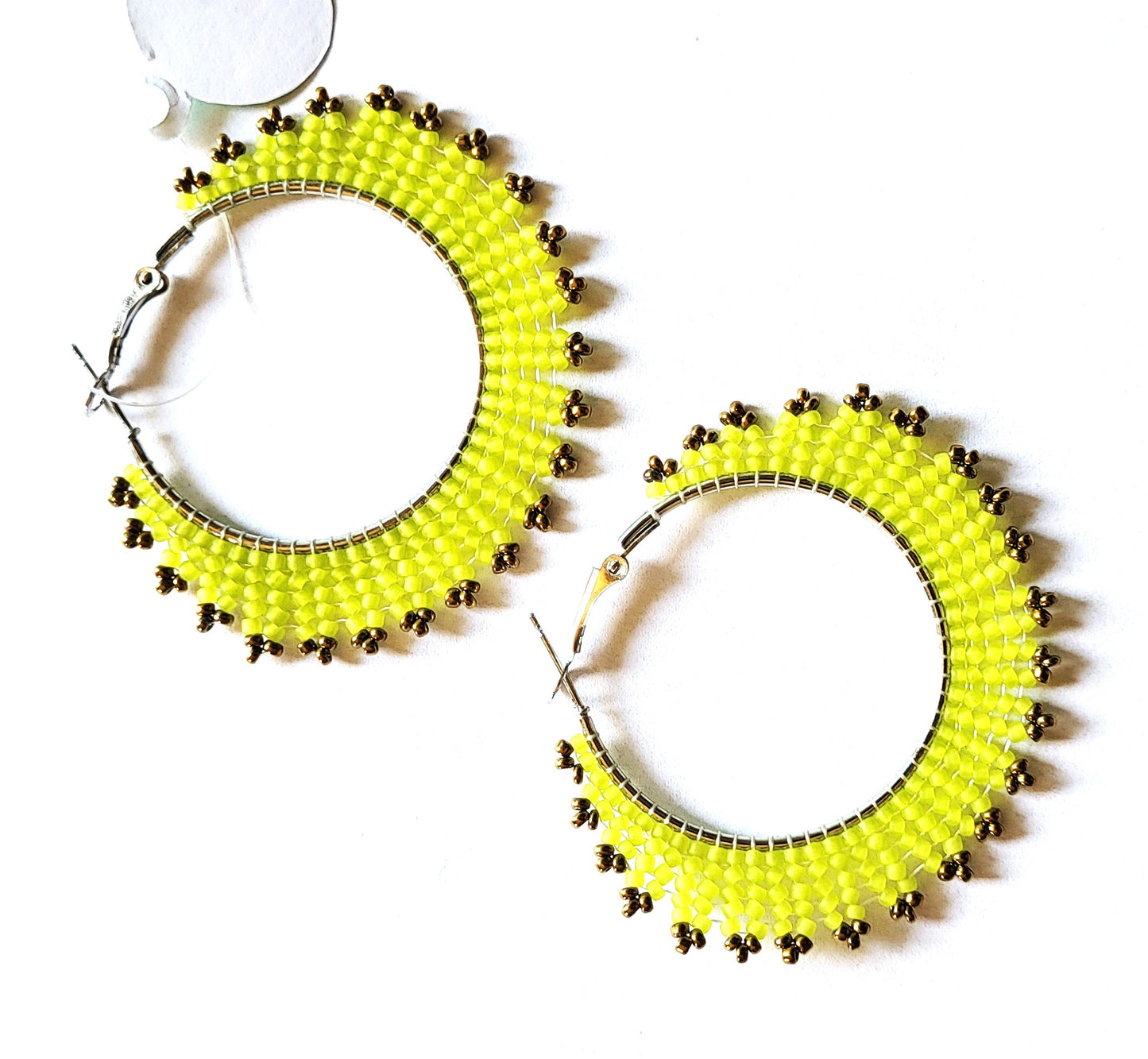 Wheel Hoop Earrings